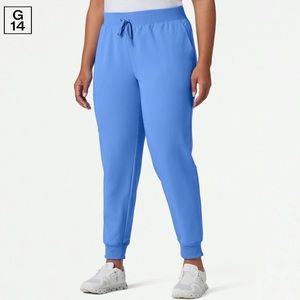 Ciel blue Jaanuu jogger scrub pants